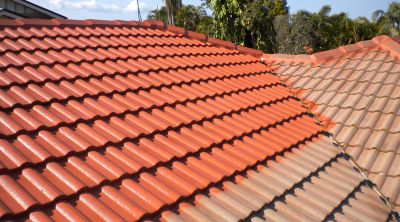 painted roof tiles